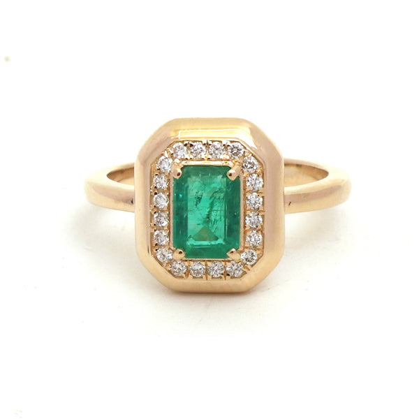 Emerald Diamond Ring