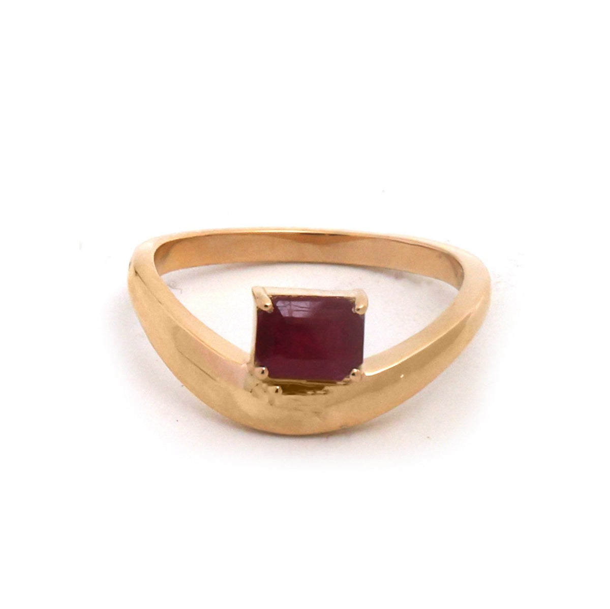 Ruby Pinky Ring