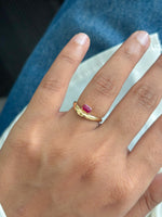 Ruby Pinky Ring