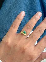 Emerald Pinky Ring