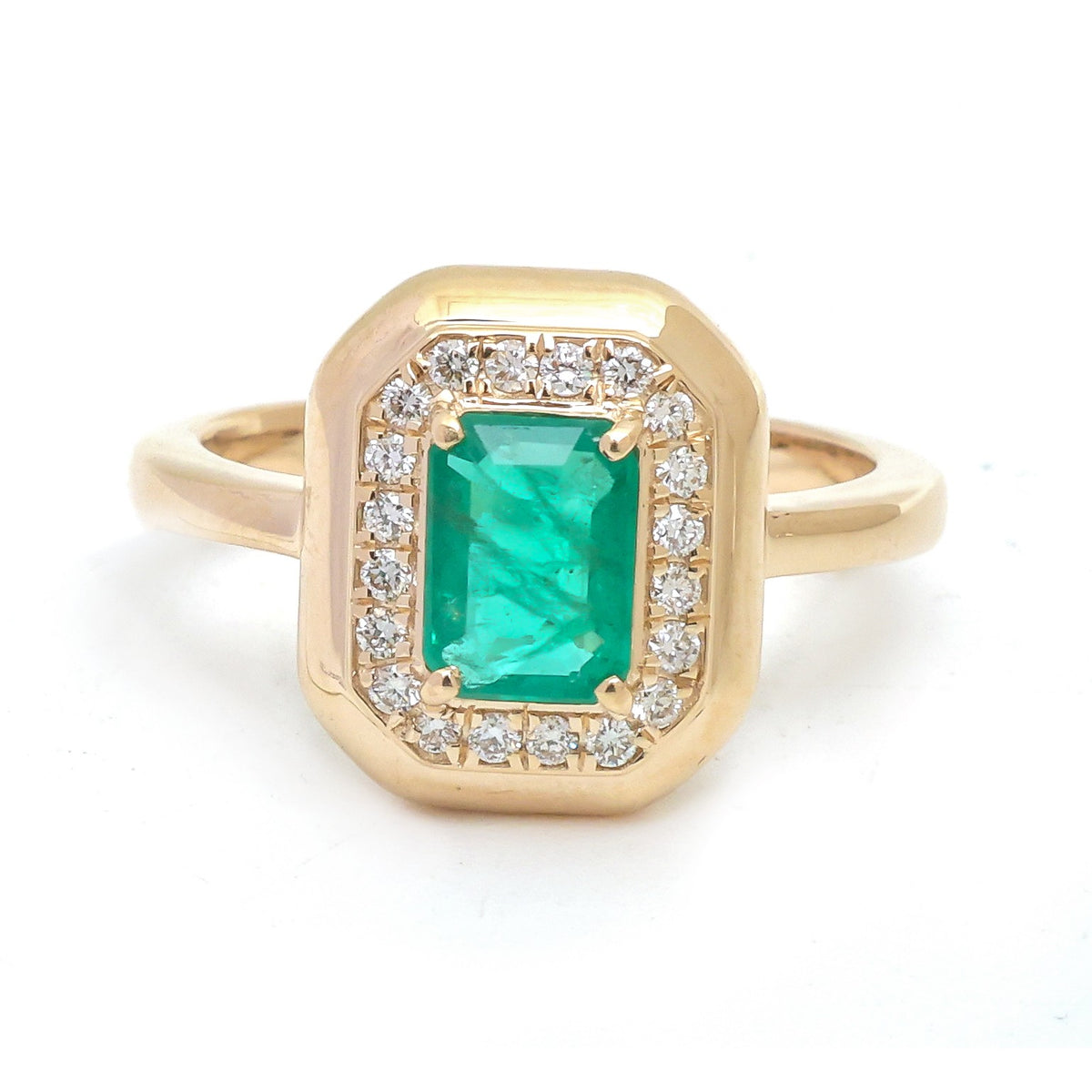 Emerald Diamond Ring