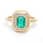 Emerald Diamond Ring