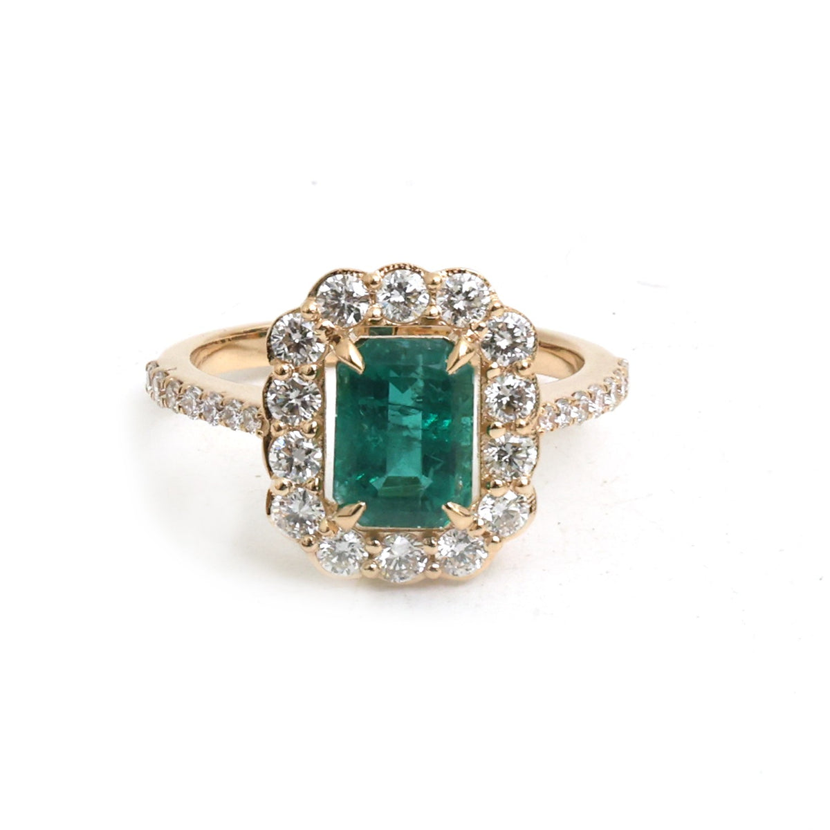 Emerald Diamond Ring