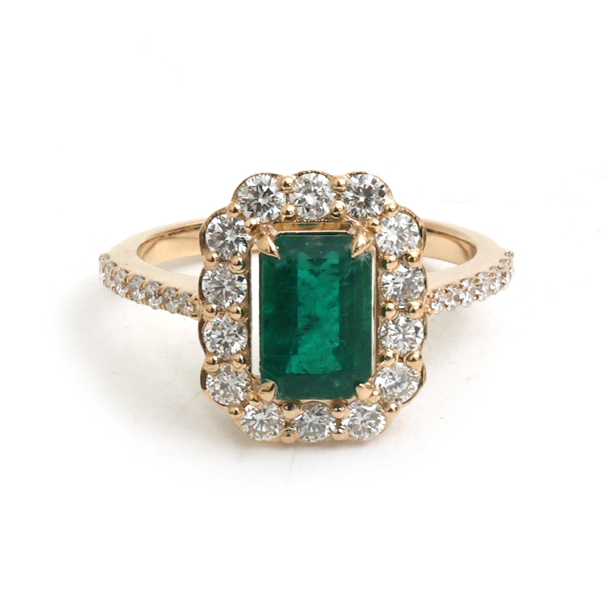 Emerald Diamond Ring