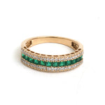 Emerald Diamond Ring