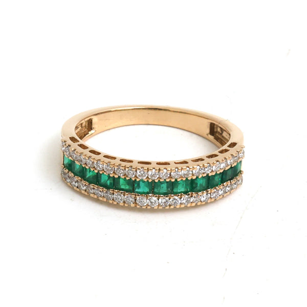 Emerald Diamond Ring