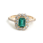Emerald Diamond Ring