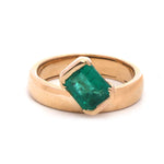 Emerald Pinky Ring
