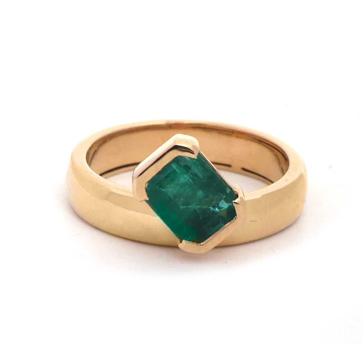 Emerald Pinky Ring