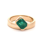 Emerald Pinky Ring