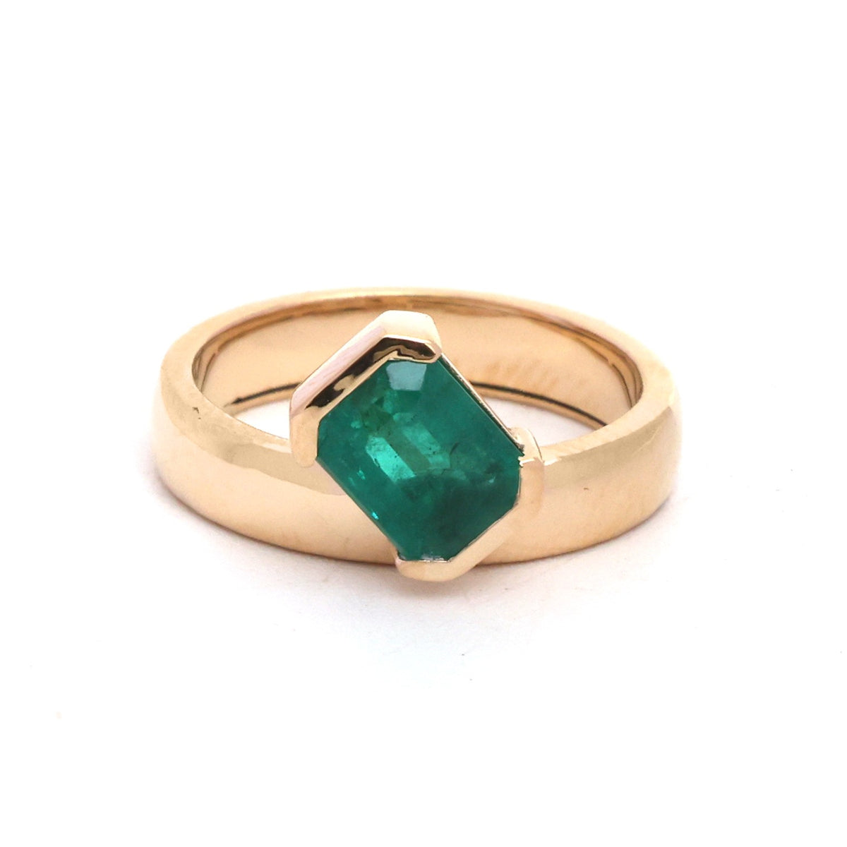 Emerald Pinky Ring