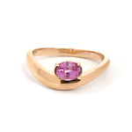 Pink Sapphire Pinky Ring