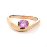 Pink Sapphire Pinky Ring