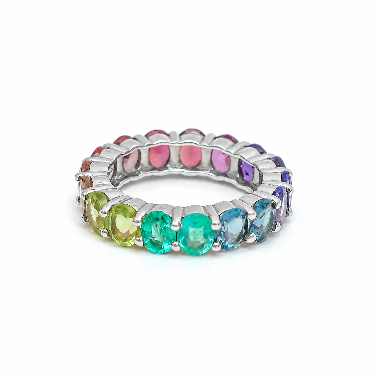 Rainbow Gemstone Ring