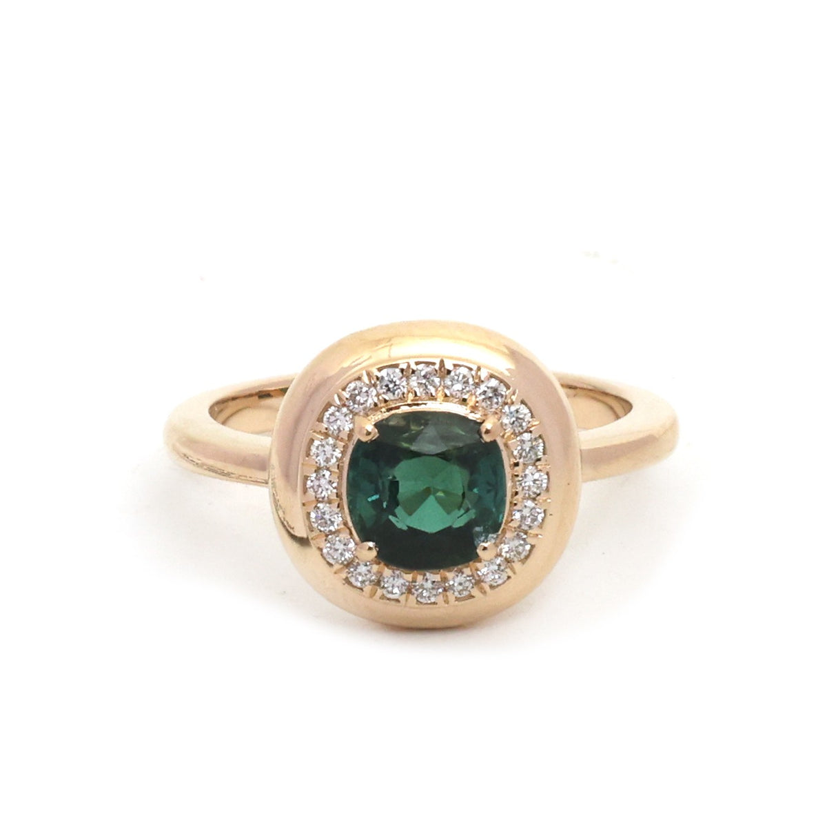 Tourmaline Mix Diamond Ring