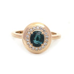Tourmaline Mix Diamond Ring