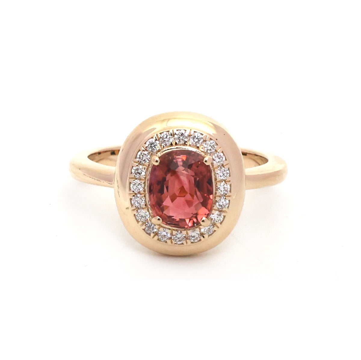 Tourmaline Mix Diamond Ring