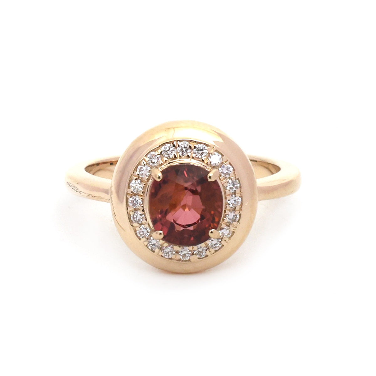 Tourmaline Mix Diamond Ring