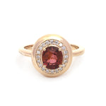 Tourmaline Mix Diamond Ring