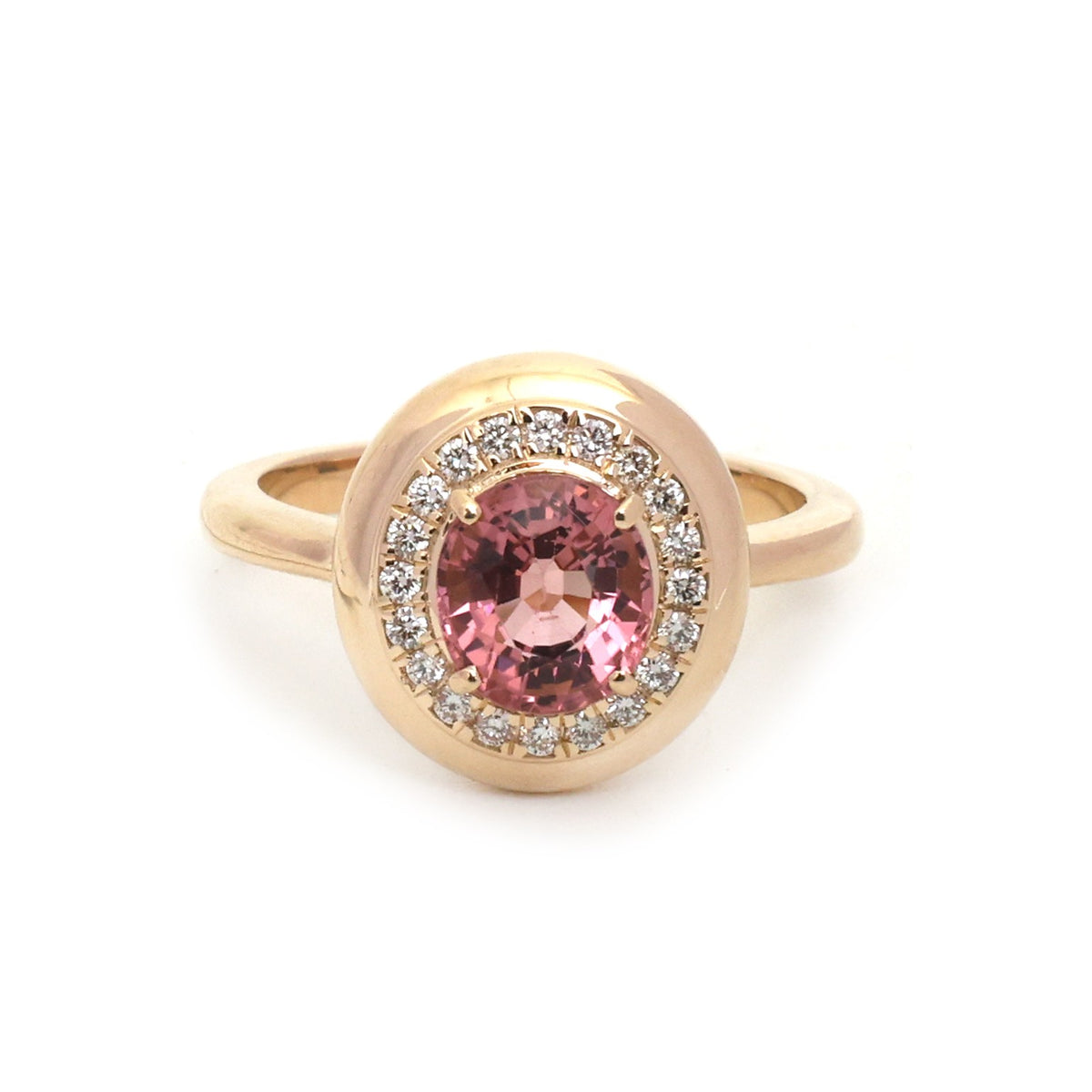 Tourmaline Mix Diamond Ring