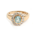 Paraiba Tourmaline Diamond Ring