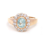 Paraiba Tourmaline Diamond Ring