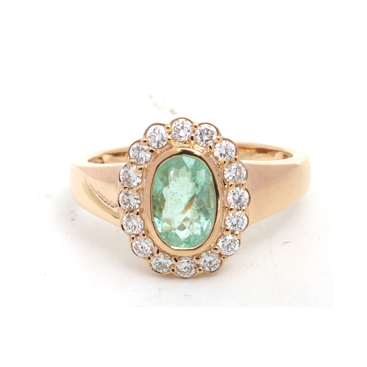 Paraiba Tourmaline Diamond Ring