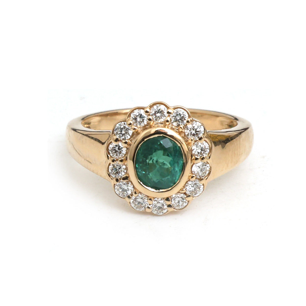 Paraiba Tourmaline Diamond Pinky Ring