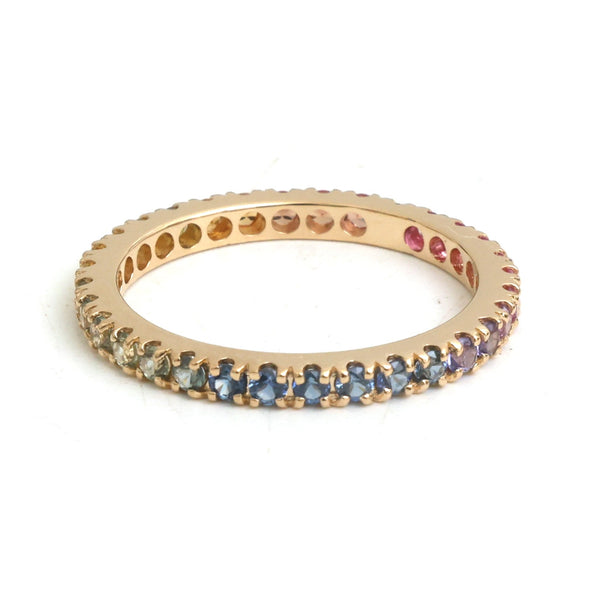 Rainbow Sapphire Ring