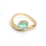 Paraiba Tourmaline Diamond Ring