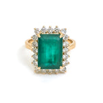 Emerald Diamond Ring