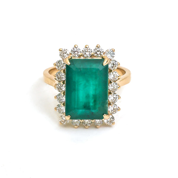 Emerald Diamond Ring