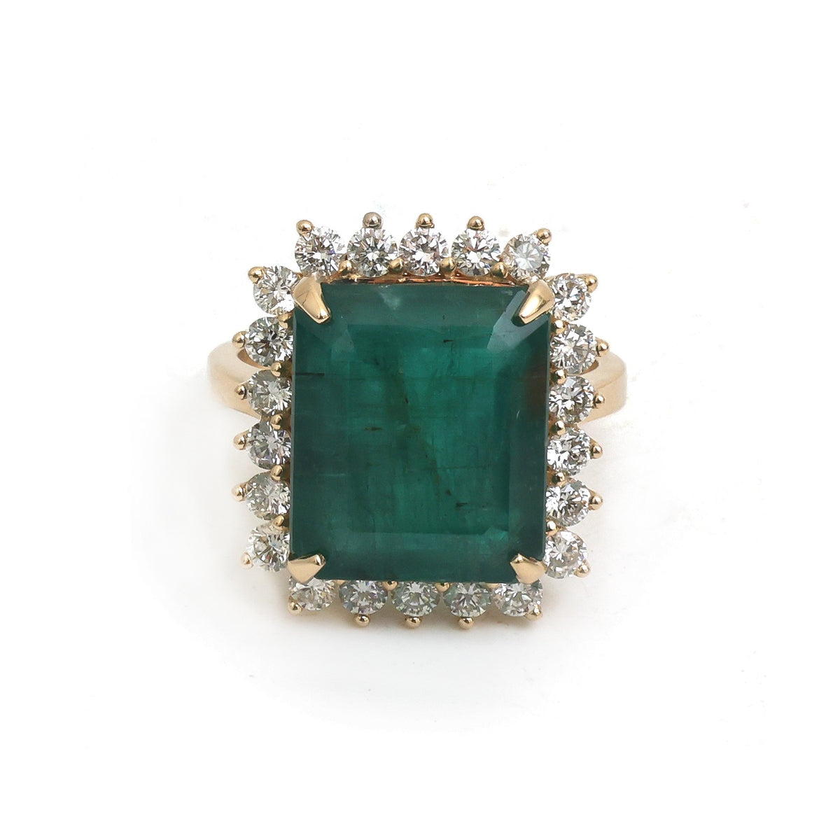 Emerald Diamond Ring