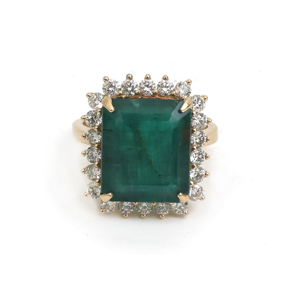 Emerald Diamond Ring