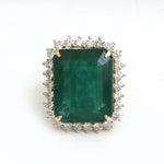 Emerald Diamond Ring