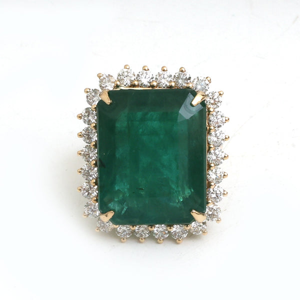 Emerald Diamond Ring