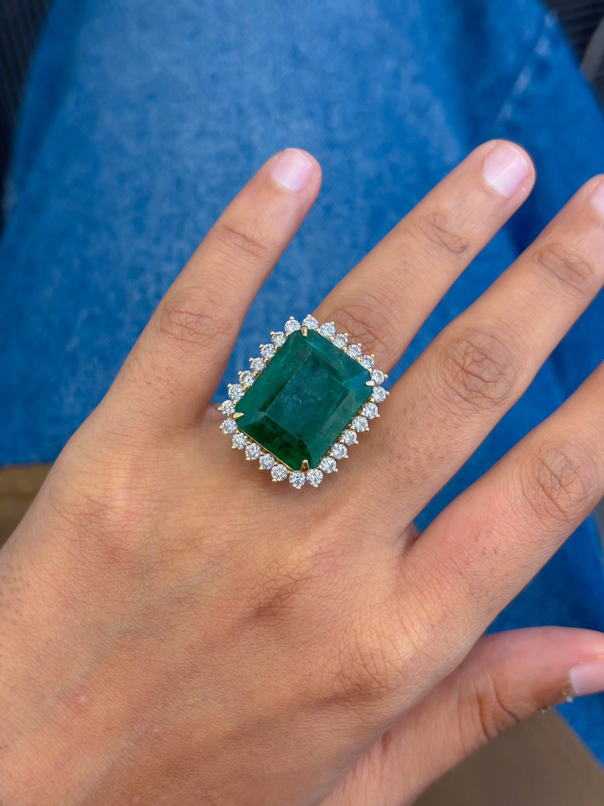 Emerald Diamond Ring