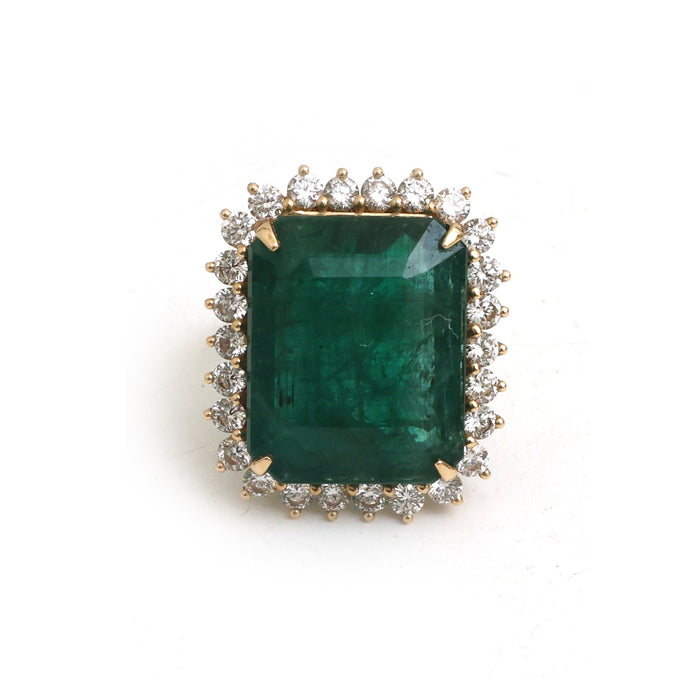 Emerald Diamond Ring