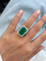 Emerald Diamond Ring