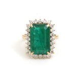 Emerald Diamond Ring