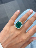 Emerald Diamond Ring
