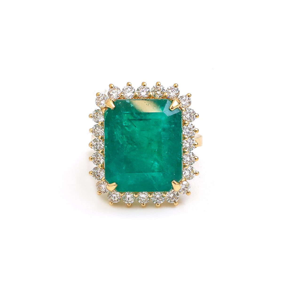 Emerald Diamond Ring