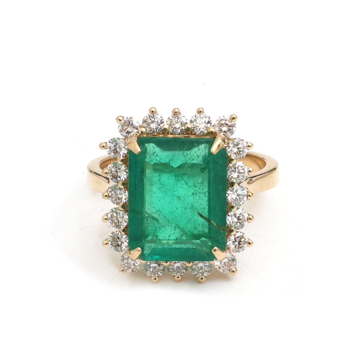 Emerald Diamond Ring