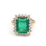 Emerald Diamond Ring