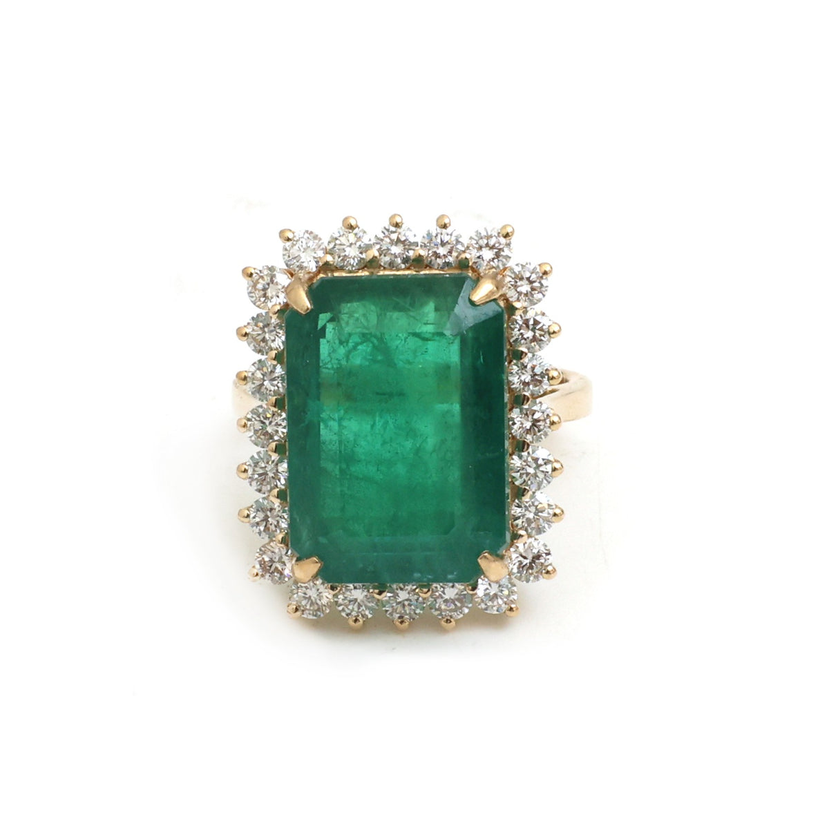 Emerald Diamond Ring