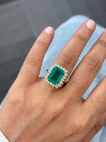 Emerald Diamond Ring
