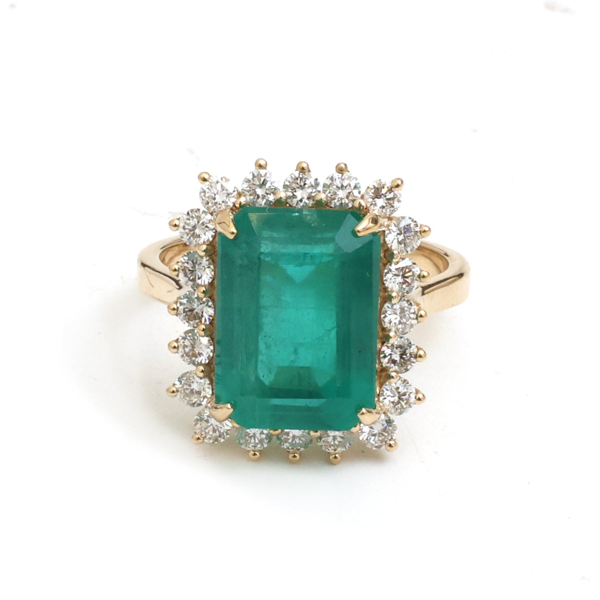 Emerald Diamond Ring