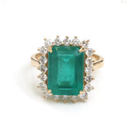 Emerald Diamond Ring