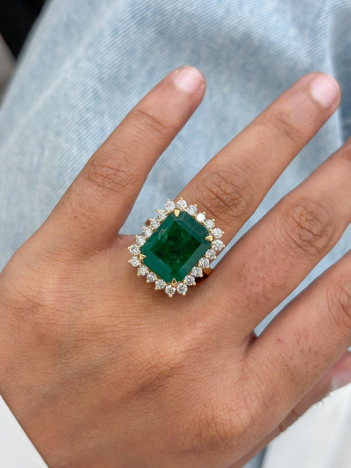 Emerald Diamond Ring