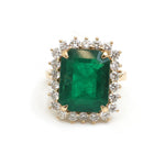 Emerald Diamond Ring